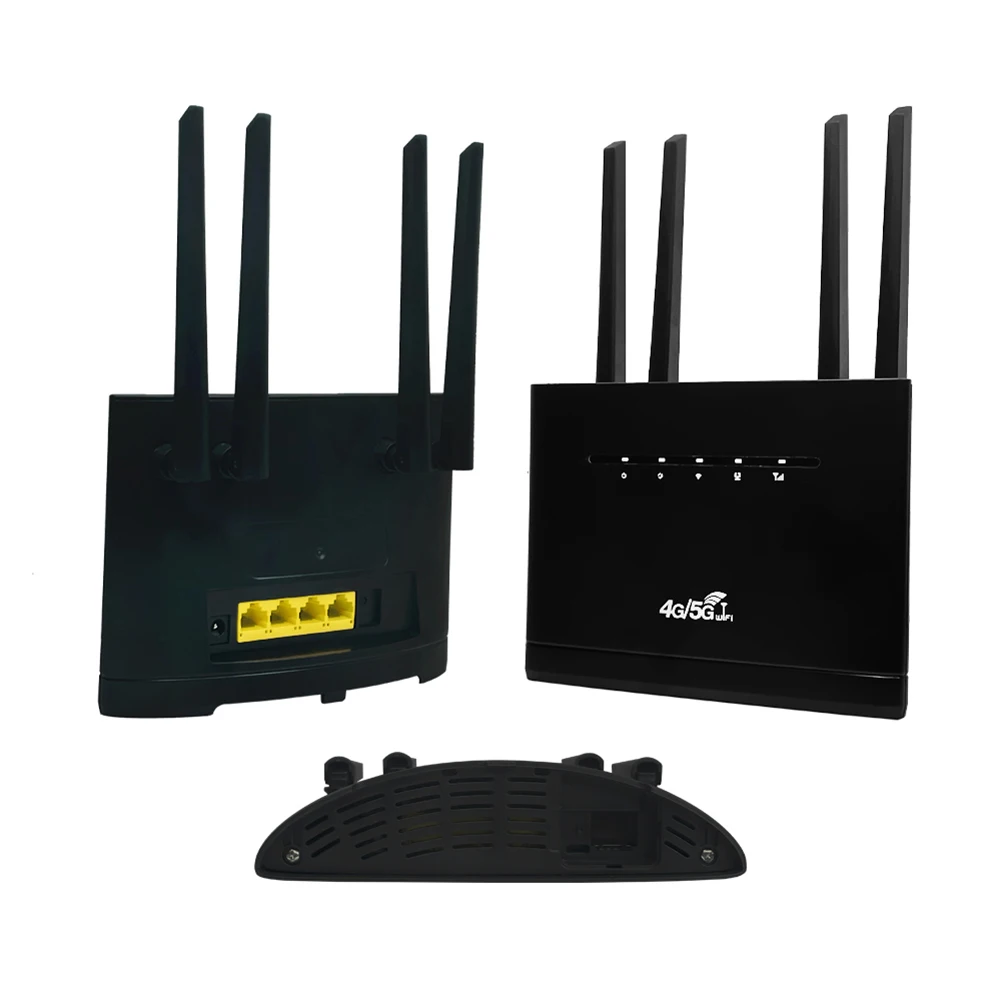 4G CPE Router 4G WIFI Router 300Mbps with SIM Card Slot Wireless Internet Router Support 32 Users 4 Antenna Hotspot for Home