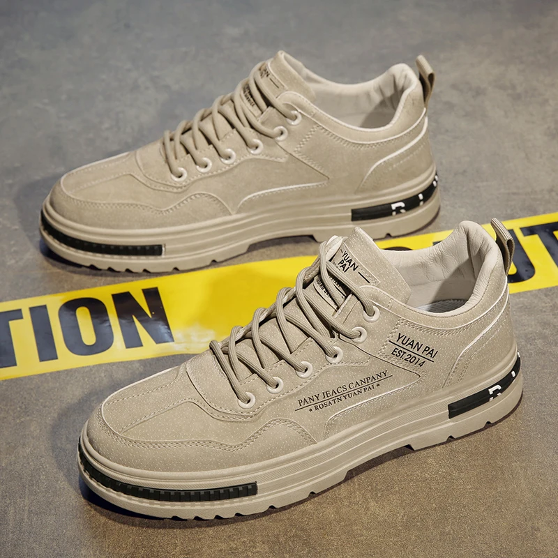 

Men's Suede Casual Sneakers with Retro Design - Comfortable Lace-Up Shoes for Daily & Outdoor Style | Trendy Footwear