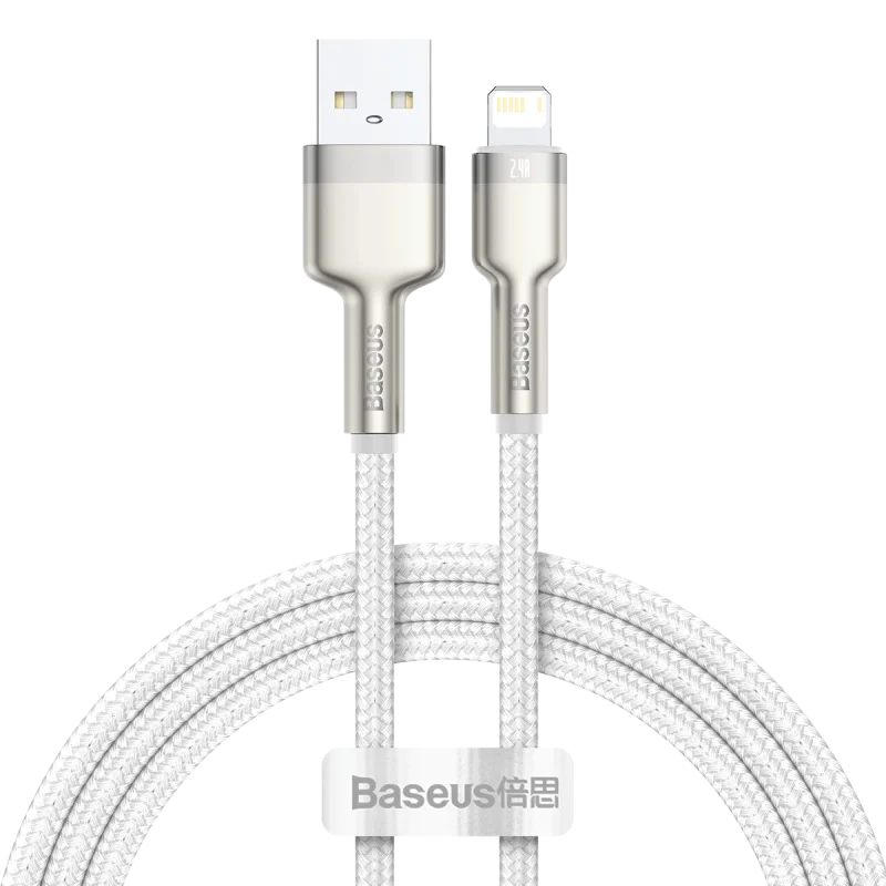 Baseus USB-Kabel für iPhone 14 11 12 Pro Max Xs Xr X 2,4A Schnellladekabel für iPhone Kabel 7 SE 8 Plus Ladegerät für iPad Air