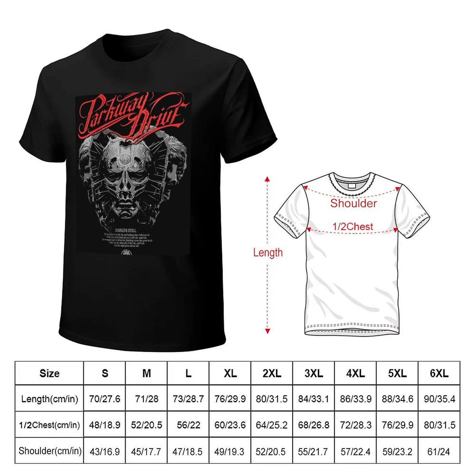 parkway drive devil T-Shirt man t shirts cotton T-Shirt
