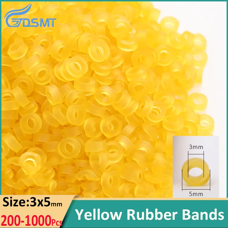 Tiny Elastic Rubber Bands Granular Bait Stretchable Sturdy O Rings For Fishing 3*53*5mm