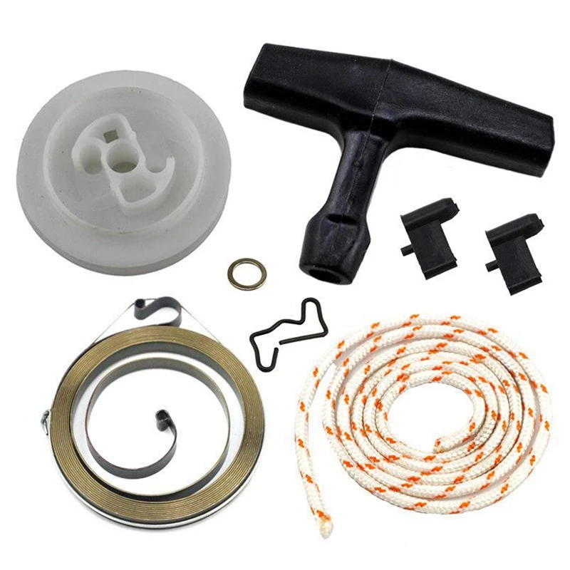 Tool Recoil Starter Replacement Set Engine Accessories Parts Rewind Handle Rope Kit For Stihl