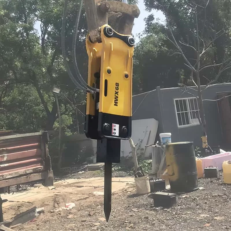

6 Ton Excavator Hydraulic Concrete Rock Breaker Jack Hammer Impact Hydraulic Hammer