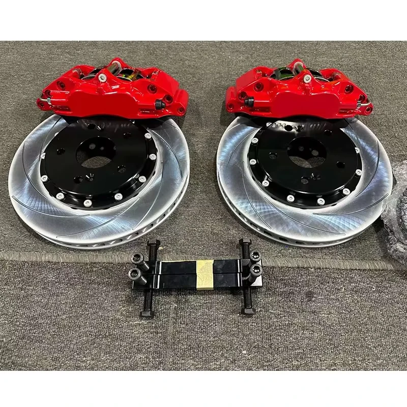 Auto Brake Systems 17Inch 4 Pot Modification Caliper with 330*28MM Brake Rotor Disc Kit for Civic Fortuner Accord Big Brake Set