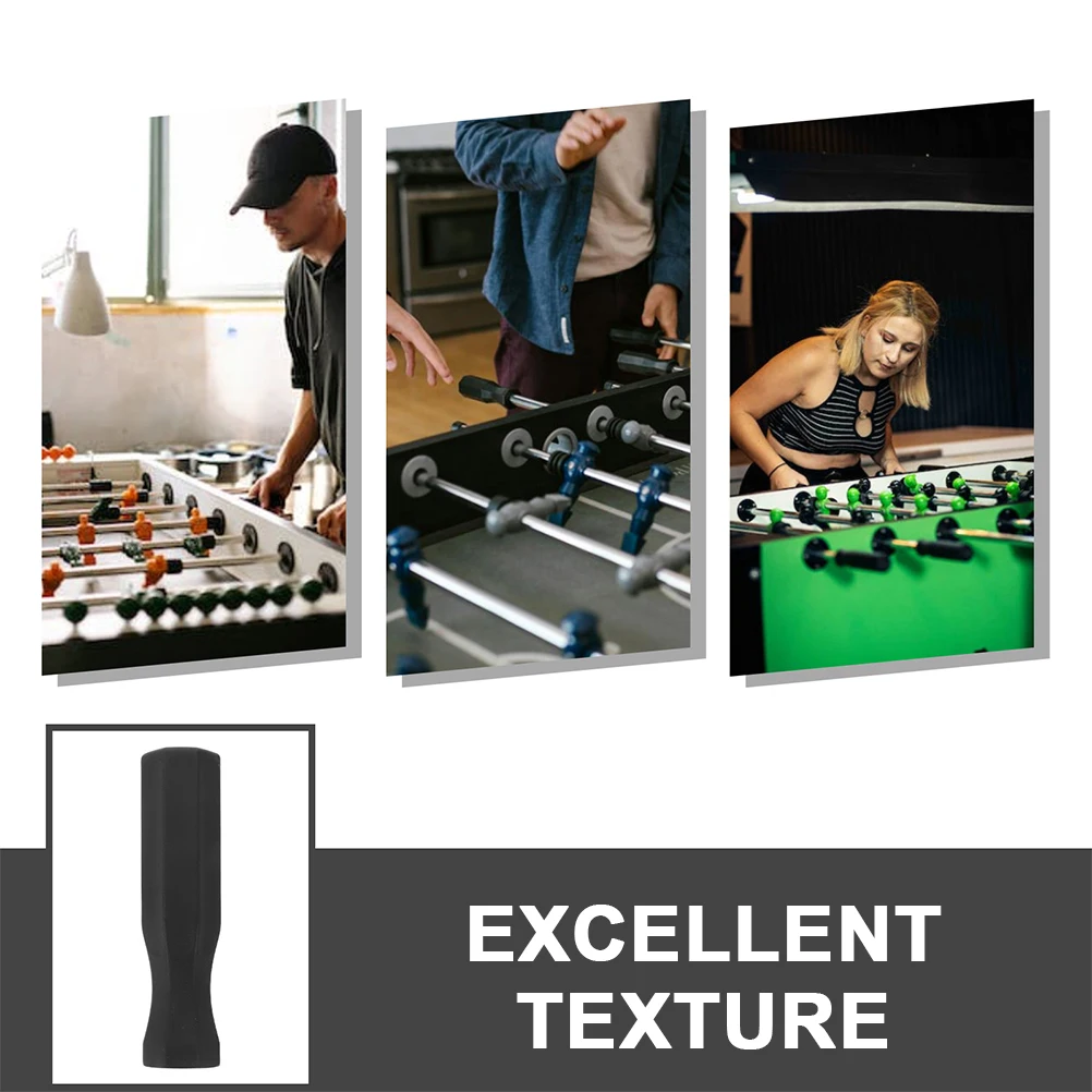 

6pcs Foosball Handles Table Football Machine Grip 5/8 Inch PVC Replacement Nonskid Soccer Rod Parts Gaming Accessories