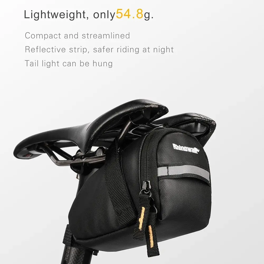 Rhinowalk Rainproof Bicycle Bag Bike Saddle Bag For Rear Large Capatity Seatpost MTB Bike Bag Accessories image 6