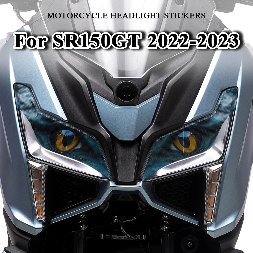 For Voge SR150GT SR 150 GT 150GT 2022 2023 Motorcycle Headlight Stickers Protection Motorbike Headlamp Guard Decals Accessories