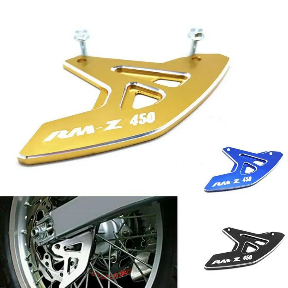 RM-Z LOGO Rear Brake Disc Rotor Guard Cover For Suzuki RM-Z 450 2005-2022 RMZ450 RMZ 450