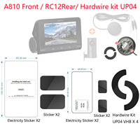 For 70mai A810 Dash Cam Smart Film and Static Stickers for 70mai Rear camera RC12 for 70mai 4G Hardwire Kit UP04 Static Stickers