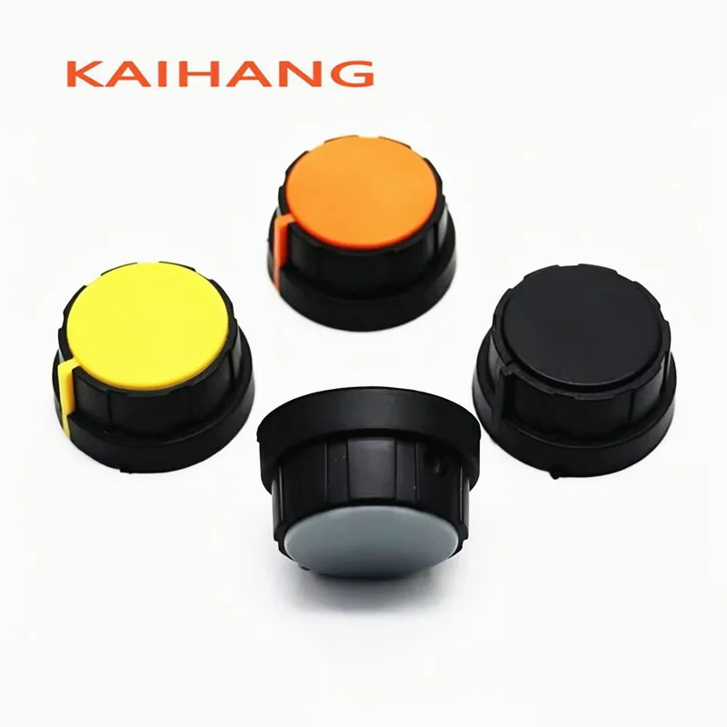 2PCS Rubber Rotary Knob 6mm Shaft Copper Core Knob Cap for Potentiometer Audio Mixer Speed Regulator Volume Controller knob