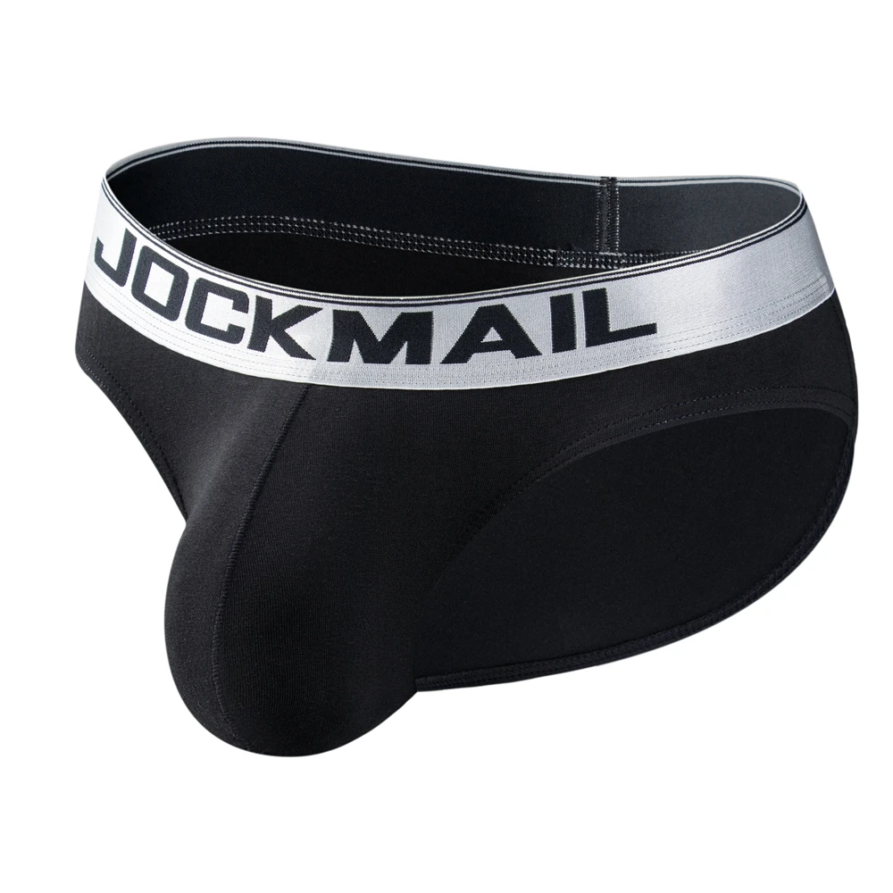 

Трусы-бикини JOCKMAIL мужские, дышащие трусы слипы, пикантное нижнее белье, хлопковые трусы-джоки с мешочком для геев