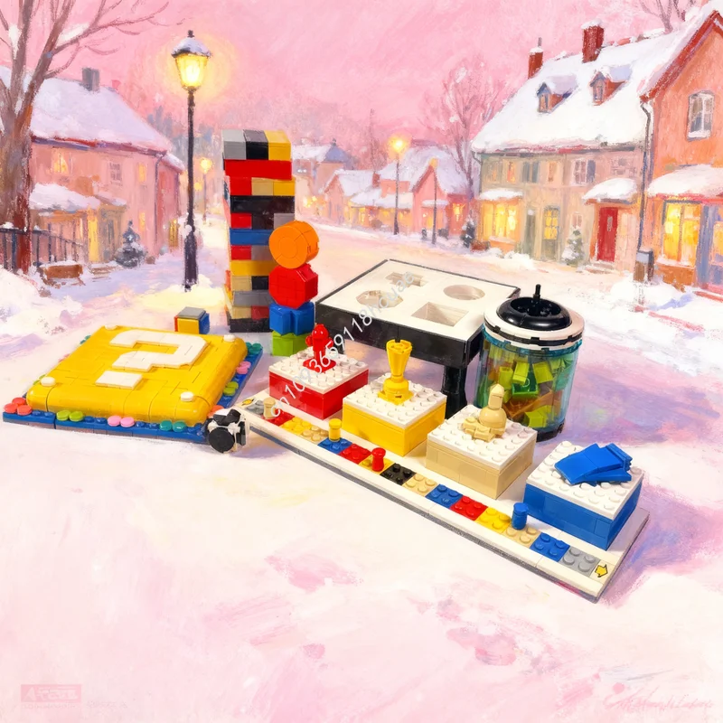 

936 шт. MOC игры модель строительные блоки рождественские подарки строительство DIY творческое образование кирпич детские игрушки на день рождения идея