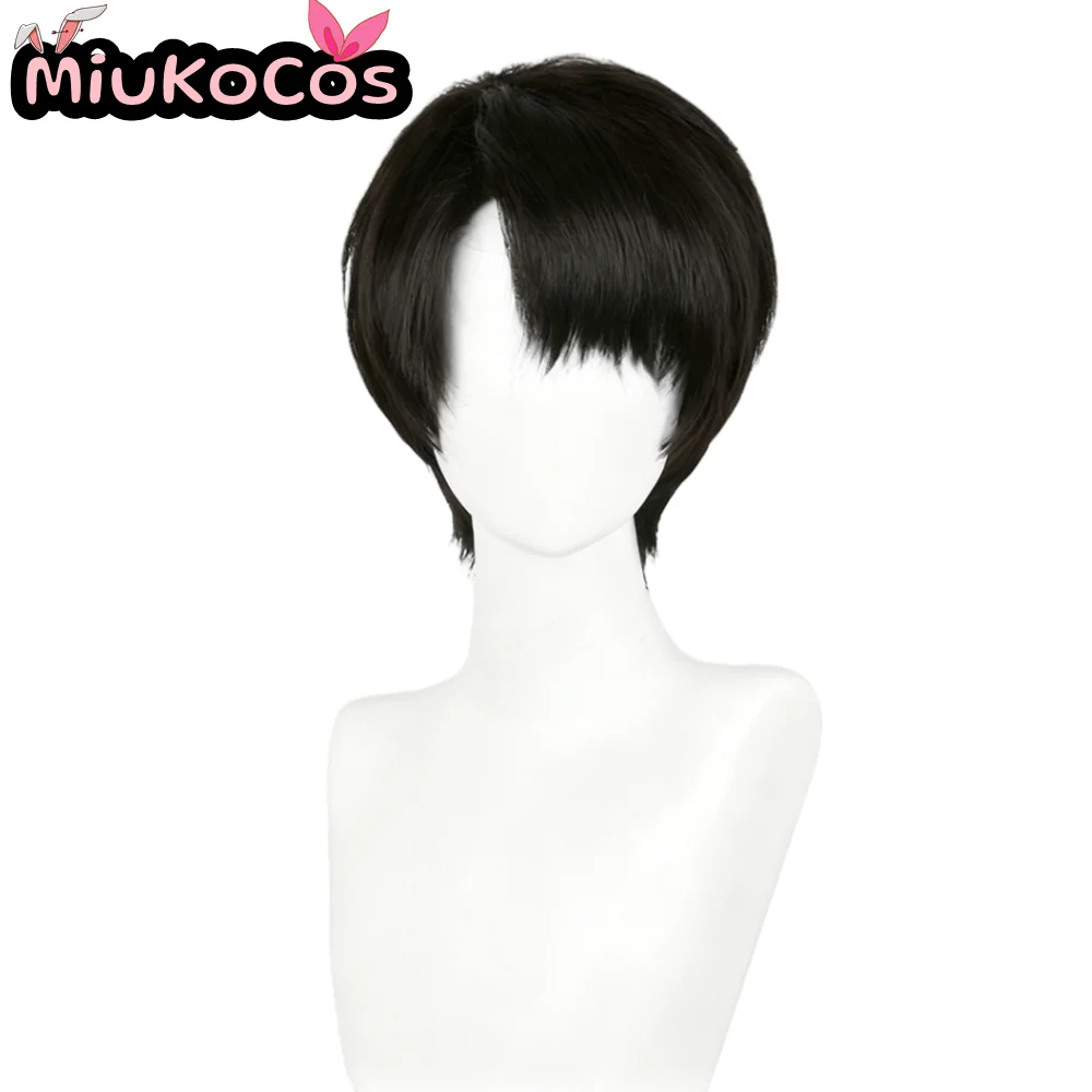 EN STOCK Levi Ackerman Capitán Levi Cosplay peluca MiukoCosplay Anime ataque a los Titanes Cosplay