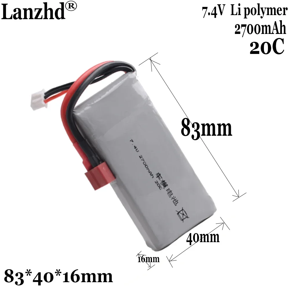 1-10pcs 7.4V 2700mAh DIY Replacement Battery For DJI Tello Tello EDU Drone Remote control car model aircraft 2S lithium battery