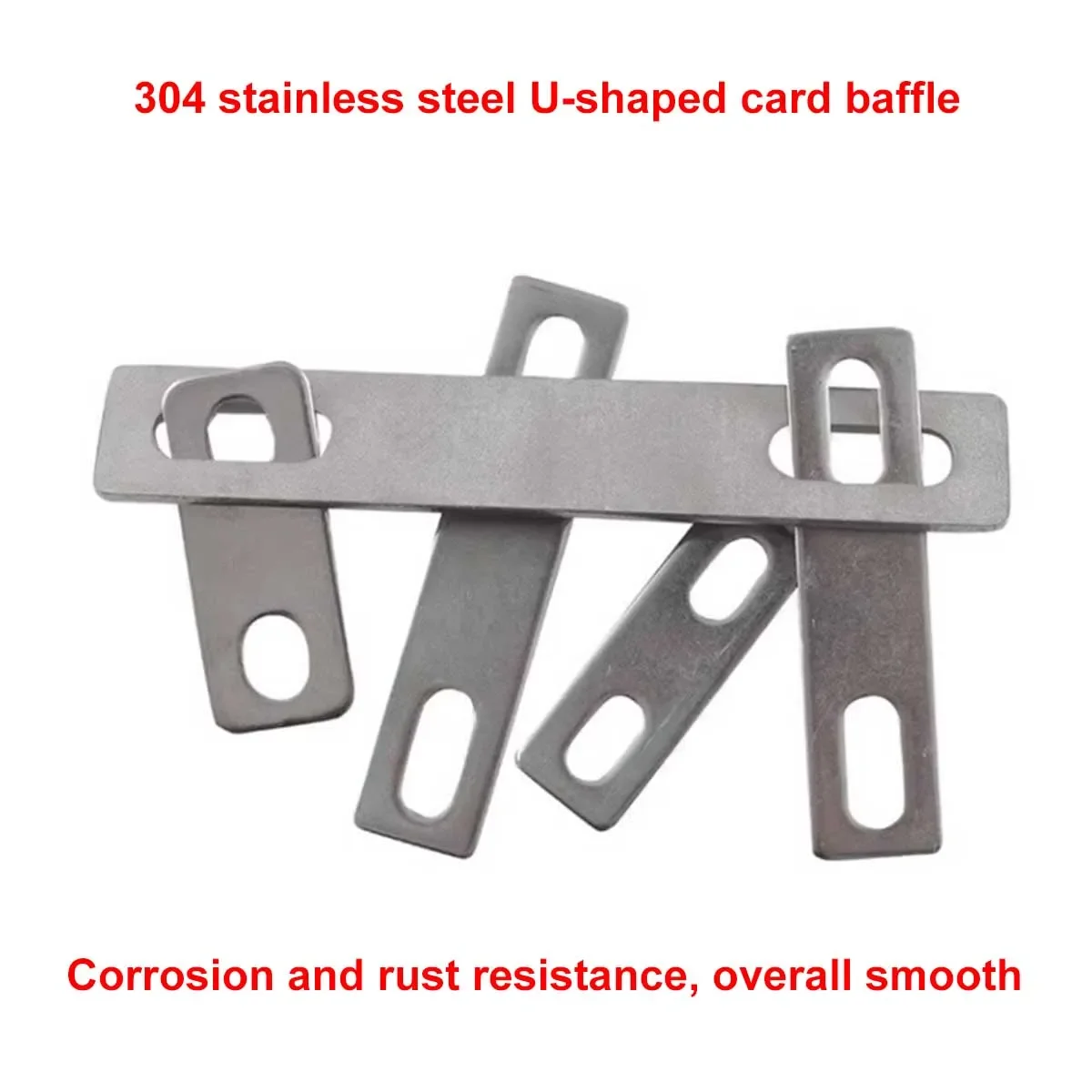 

304 Stainless Steel u-Shaped Card Baffle/Square Gasket/Pipe Clamp u-Shaped Bolt Baffle