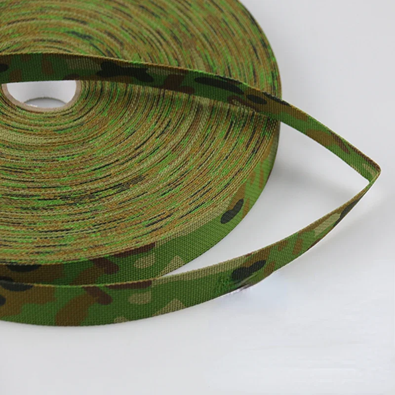 1 Meter 2.5 cm Breedte Australische Camouflage Singels A-TACS Niet-elastische Strips Tactische Tas Bandjes Riem Molle DIY Accessoire