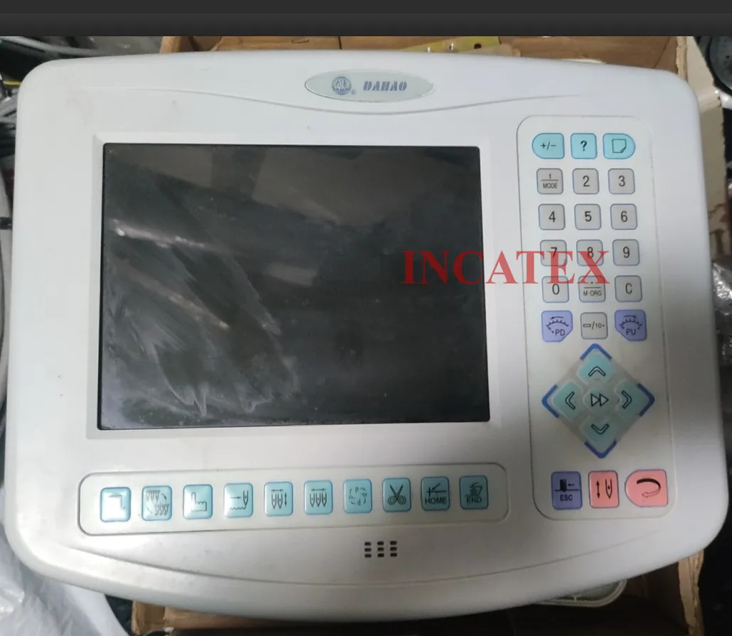 Chinese Embroidery Machine Spare Parts Original Good Condition Dahao Complete Operation Box Control Panel Monitor 366 