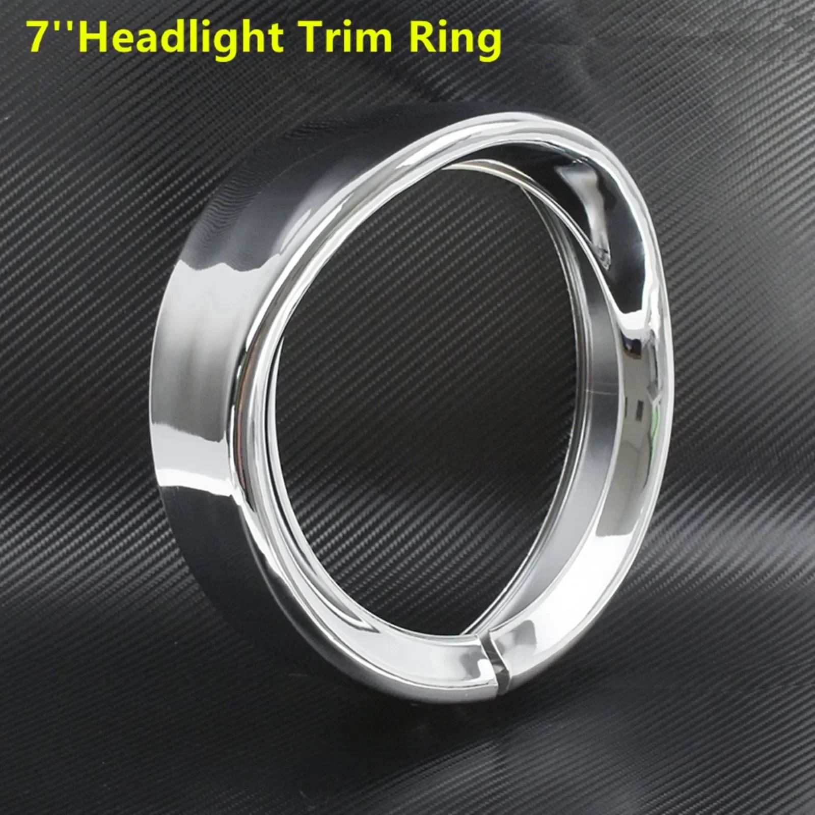 Anillo embellecedor de faro cromado para motocicleta de 7 pulgadas + cubierta de luz antiniebla de 4,5 pulgadas + anillo embellecedor de señal de giro estilo visera para Harley Softail FLH Touring