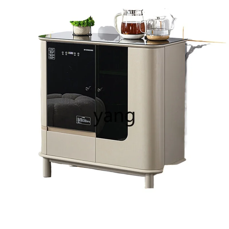 

LTT cream light luxury tea bar machine integrated cabinet fully automatic intelligent voice belt disinfection cabinet