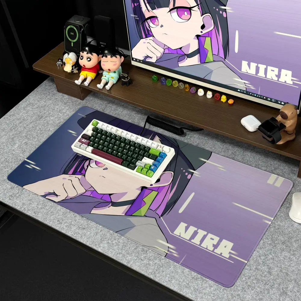 Zutomayo ماوس الوسادة Xxl الكمبيوتر حجم كبير عدم الانزلاق ألعاب لوحة المفاتيح 90x40 سنتيمتر تصميم فني HD Deskmat #4