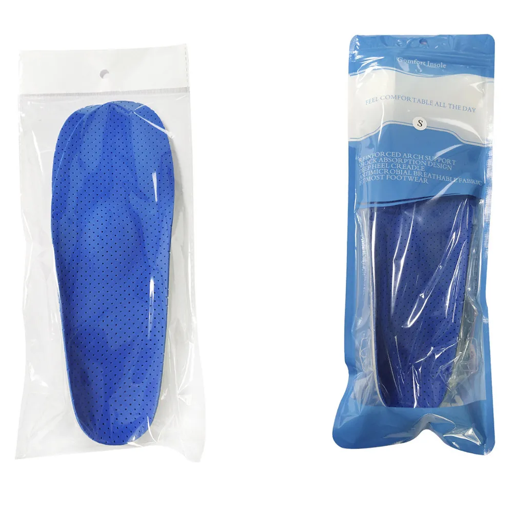 

1 Pair Breathable Massage Insoles Size 36/37 Arch Support Orthotic Inserts For Flat Term Walking Comfort Foot Care