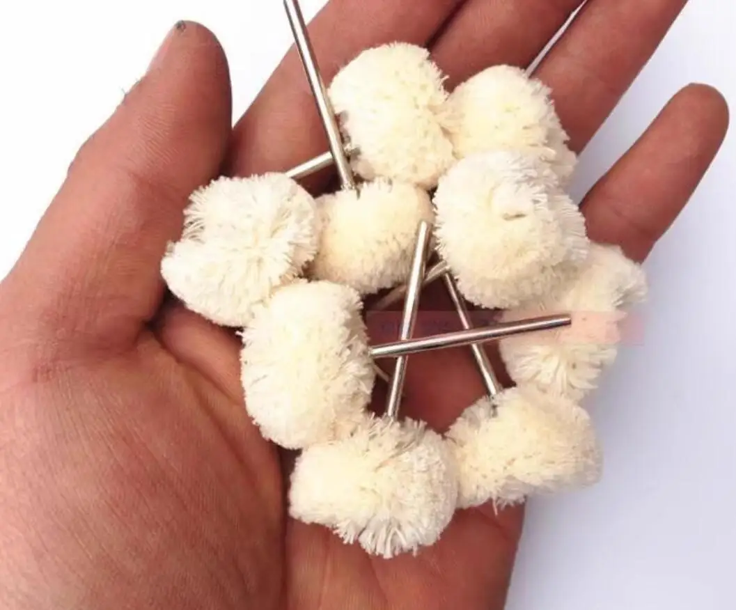 

Mini Drill Abrasive Brush Wool Buffing Polishing Wheel Dremel Rotary Hand Tool Accessories Set Rust Remover