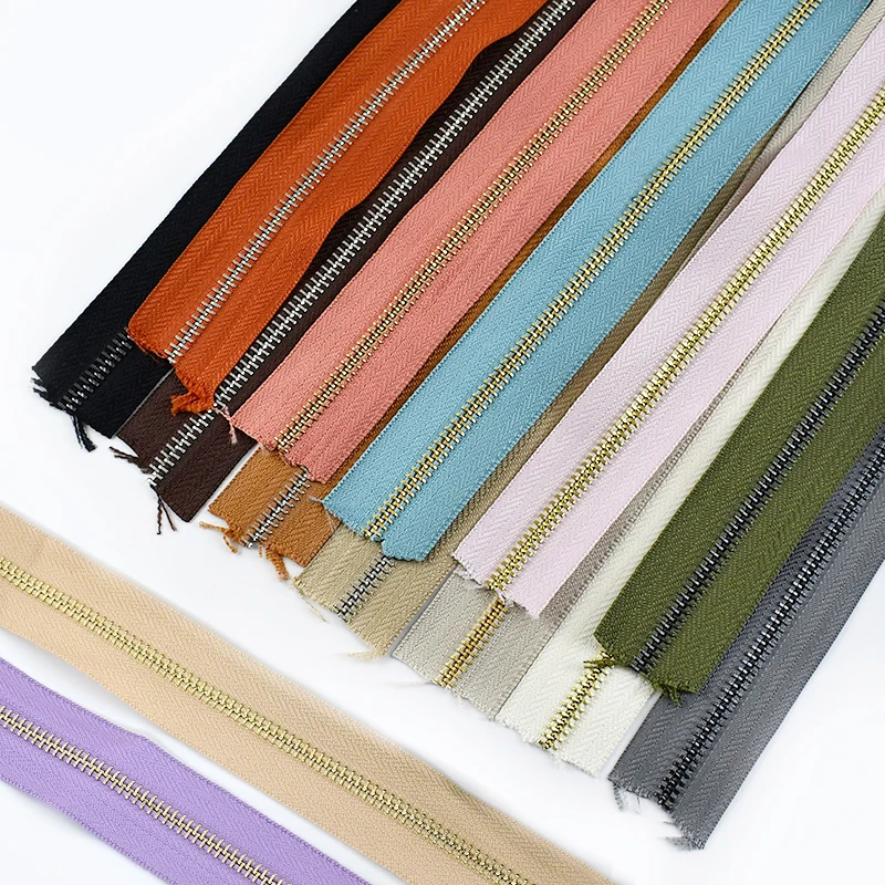 

1-5Yards Meetee 5# Zippers by the Yard for Bags Clothing Replacement Zip Repair Kit DIY Sewing Decorative Ziper Tape Accessories