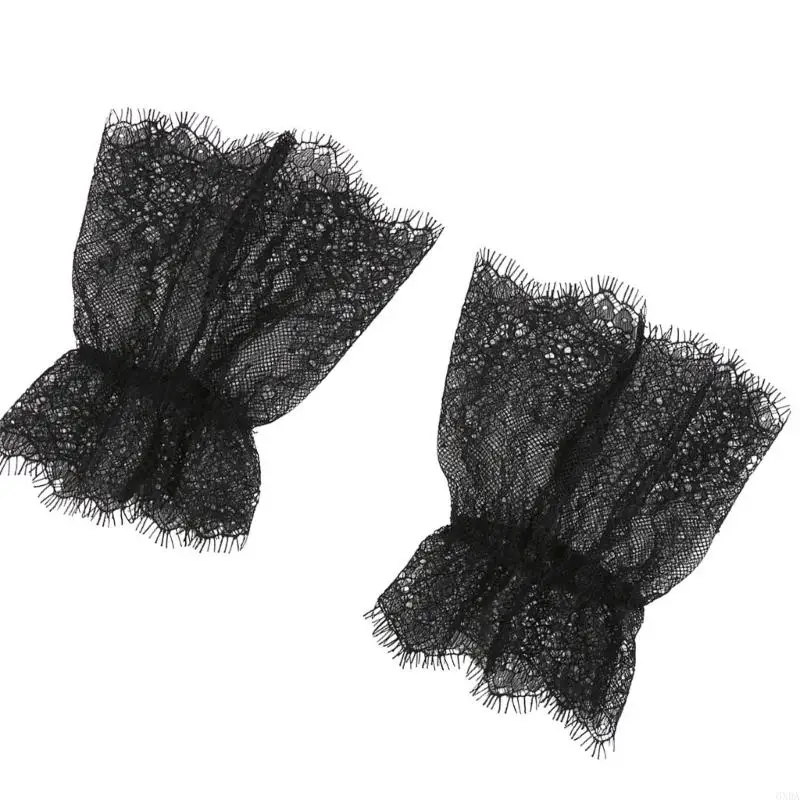 1 Pair Japanese Anime Themed Lace Decorated Hand Sleeves Enhancing Character Authenticity Costume Role Playing 6XDA