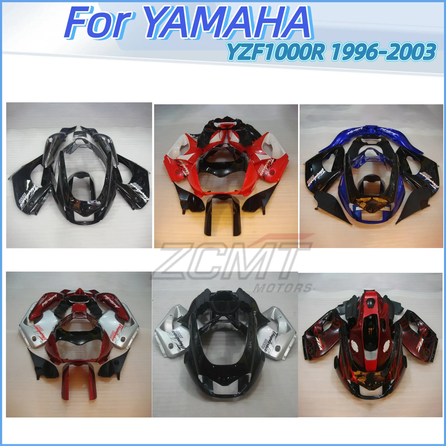 

New For Yamaha YZF1000R YZF 1000R 1000 R Thunderace 1996-2003 2000 2001 2002 2003 Moto Head Front Upper Nose Injection Fairings