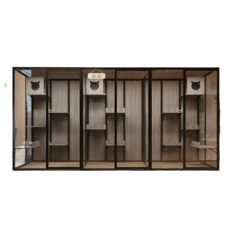 

Большое панорамное стекло HZ, вилла из массива дерева, большое свободное пространство, интерьер дома, аксессуары для дома с кроликом