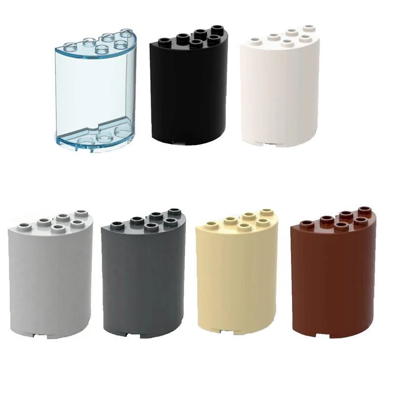 

10pcs MOC compatible 6259 building block parts 20430 6218 2x4x4 curved wall DIY technology loose parts