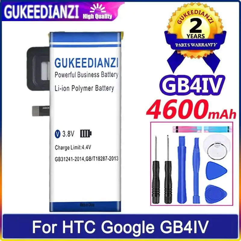 

Аккумулятор мобильного телефона для HTC Google GB4IV 4600 мАч, легкий вес