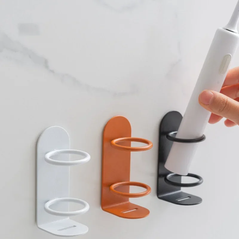 Wall-Mounted Toothbrush Rack Toothpaste Dispenser Shaver Storage Shelf Bathroom Accessories Toothbrush Holder Saves Space