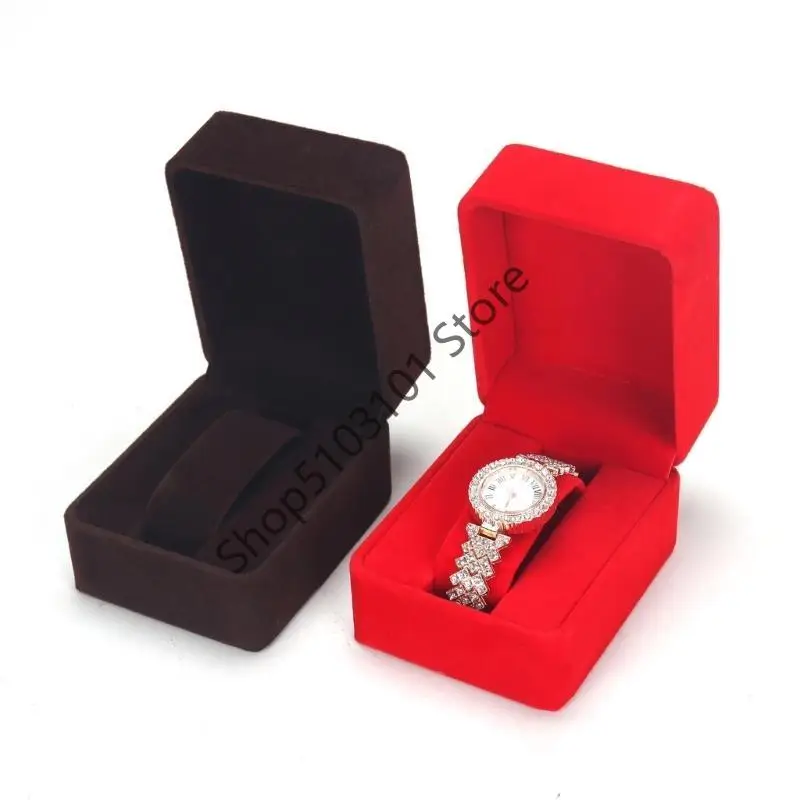 

X6HE Jewelry Store Case Case Watch Hoater Holder Short Plush Watch для Man Boy