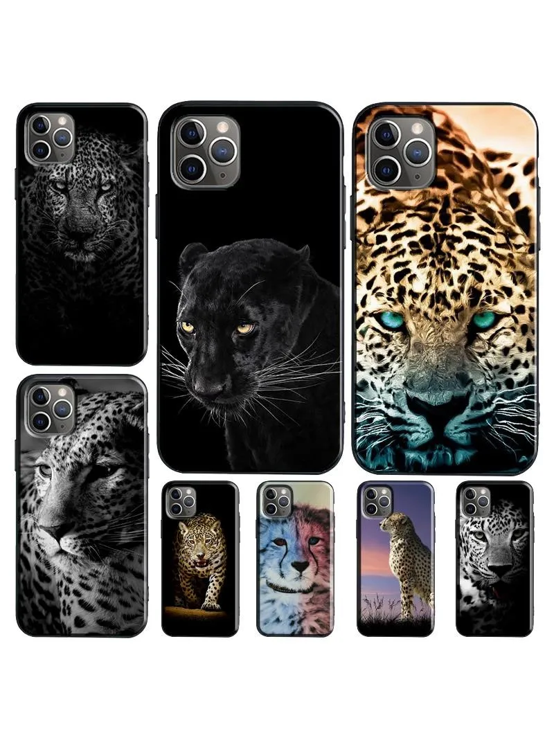 Coque guépard panthère neige guépard pour Samsung Galaxy A13 A16 A26 A36 A56 A06 A55 A35 A15 A54 A34 A14 A53 A12 A22 A32 A52