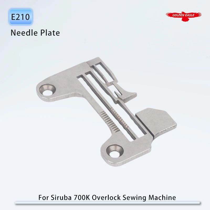 E210 Throat Plate For Siruba 700K 988 Four Thread Overlock Sewing Machine Parts High Quality Needle Plate 747K-514M5