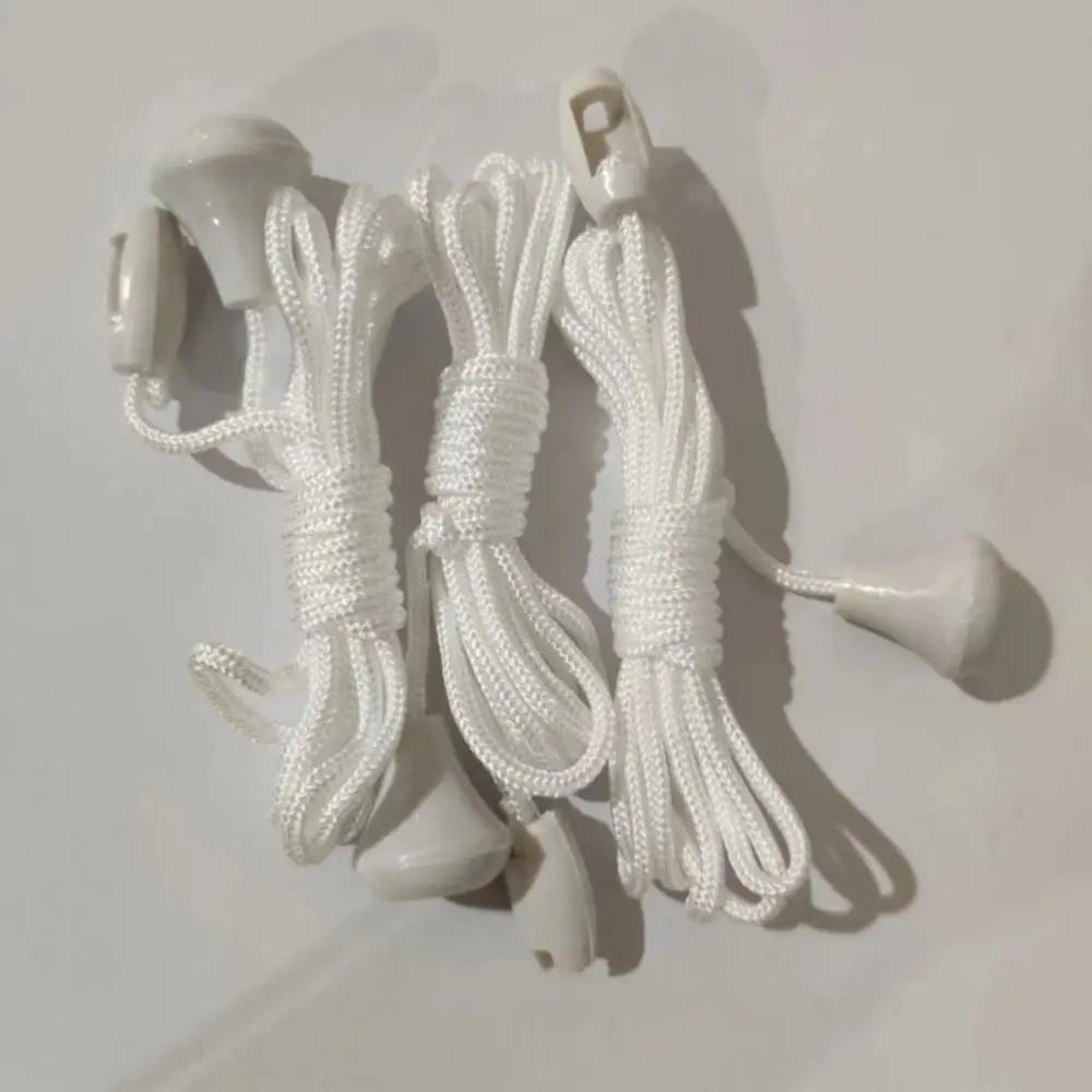 

5pcs New 1.5m Light Switches Pull Cord Nylon with Connector Switch Cord Pull Light Switch Replacement Pull Cord String
