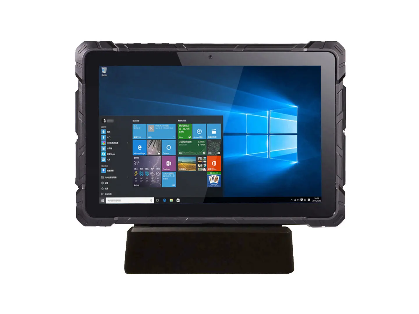 Industriële Windows 10 Tablet Pc K7G Vehicle Mount Computer Win10 Vingerafdruk 10 Inch Intel N4120 8Gb Ram 128Gb RJ45 RS232 DB9