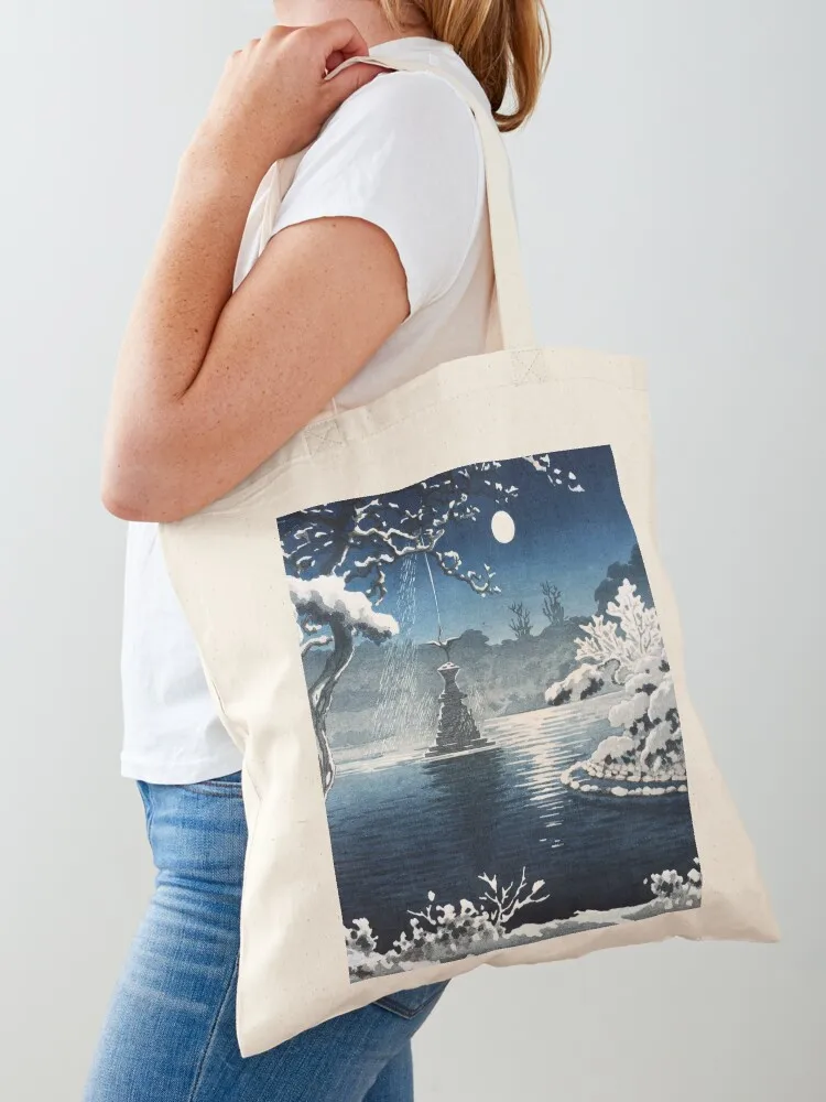 

Moon Over Hibiya Park by Tsuchiya Koitsu Tote Bag tote bags cloth bags free delivery bags shopper for women female bag