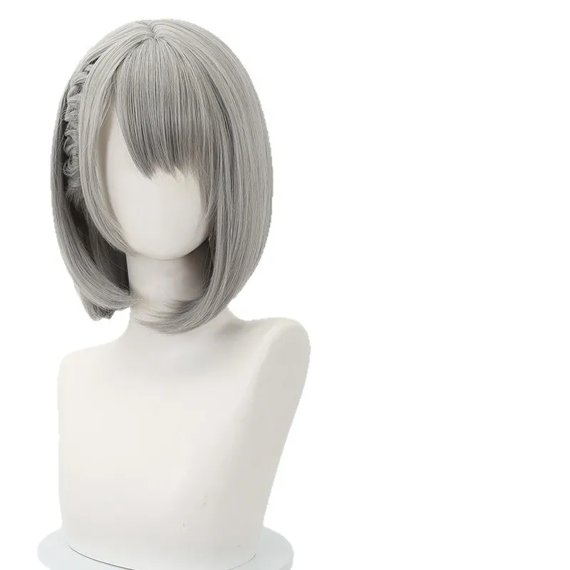 Delta Force Ma Xiaowen Claw Cosplay Perücke mit simuliertem Kopfhautoberteil und Zöpfen, Anime-Perücke