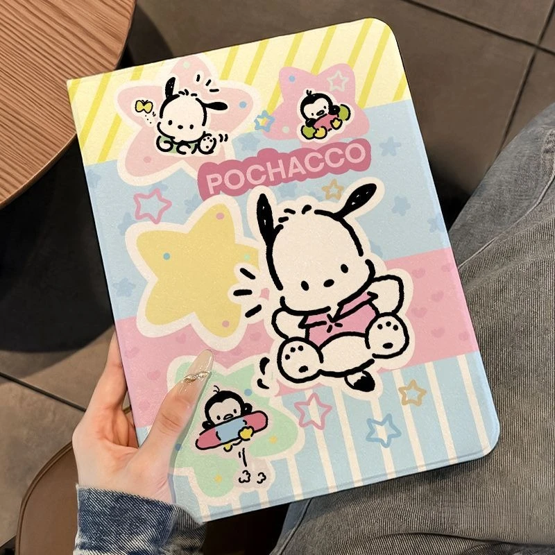 

Pochacco IPad Case for Pro 21 22 11in A16 11th Gen 10th Case 9th 10.2in Mini6 7 8.3inch Cover Air3 5th 6th 9.7in Protective Case
