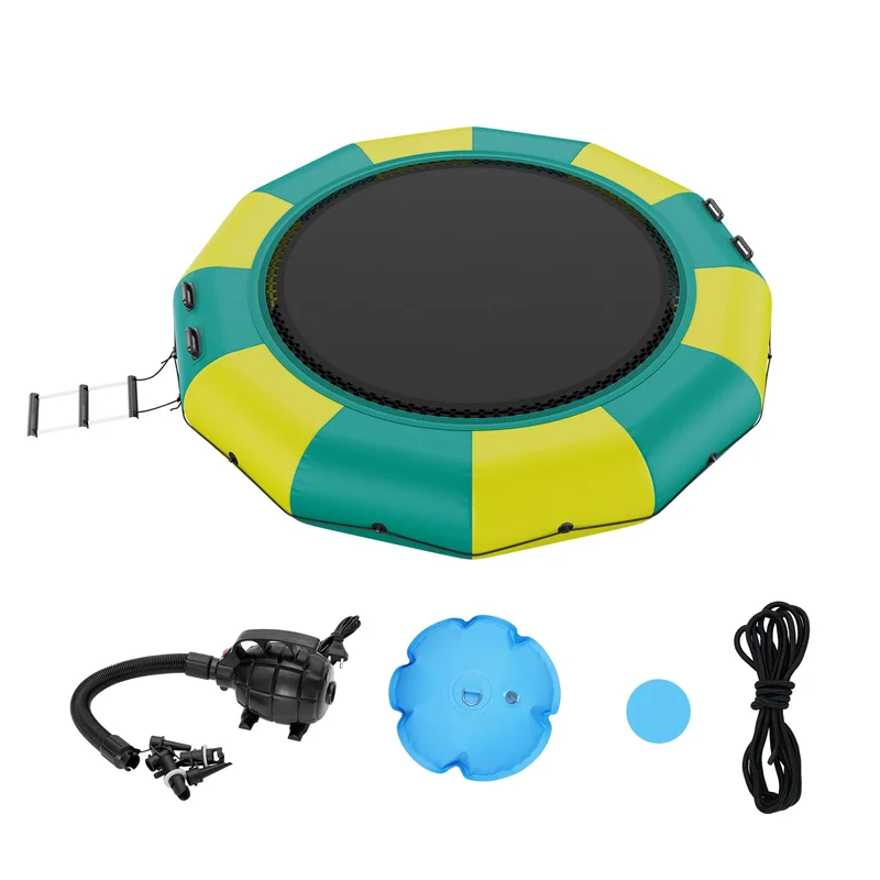 

Inflatable Sea Trampoline High Quality Interesting Combo Floating Slide Water Trampoline for Adults Children PVC Materialpromote