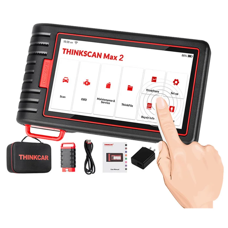 Thinkcar Max 2 Full System 12V Car Tool OBD2 Code Reader Vehicle Diagnostic Scanner PK Thinkscan Plus