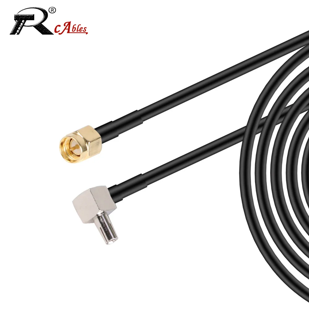 

1M 20CM 50CM 5M 20M RG58 Cable SMA Male/Female to TS9 Bulkhead WiFi Antenna Extension Cord RG-58 50 Ohm SMA Pigtail Jumper