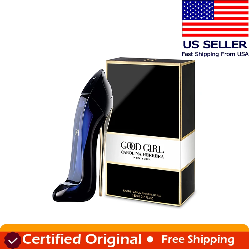 Carolina Herrera Good Girl Fragancia para Mujer, Spray Eau de Parfum Oscuro, Perfume Natural de Larga Duración, Colonia Natural de 80 ml con Feromonas