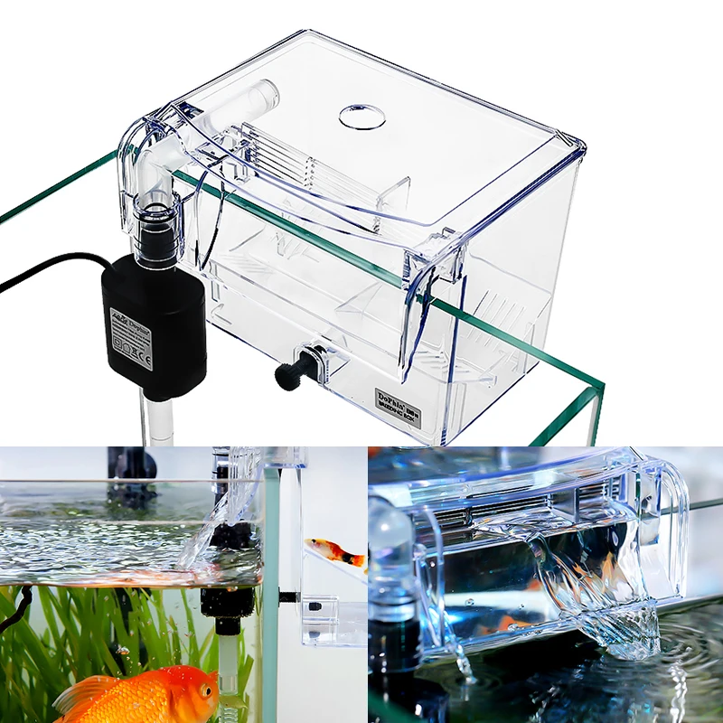 Aquarium Isolation Box Fish Tank Breed Hatchery House Incubator External Breeding Isolation Box With Pump Aquarium Accessories