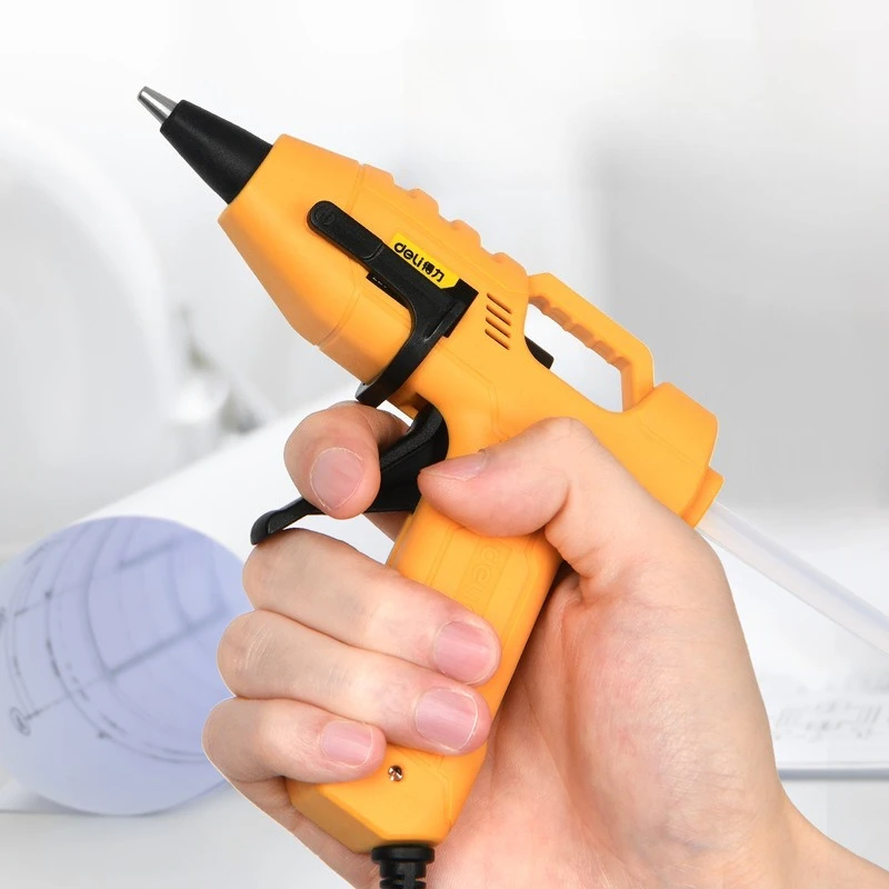 

Hot Melt Glue Gun 40W Electrothermal Sol Gun Household 7mm Glue Strip Hot Melt Glue Gun