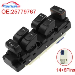 New Front Left Side Power Window Switch For GMC Canyon Chevrolet Colorado Hummer H3 H3T 25779767