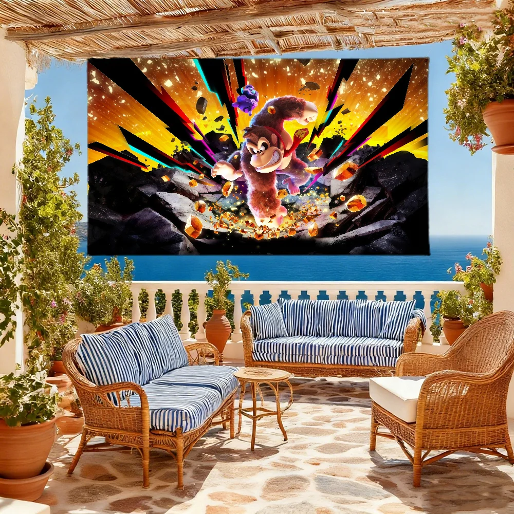 Drapeau D-donkey-y game B-bana - Home Decor Za avis et prix