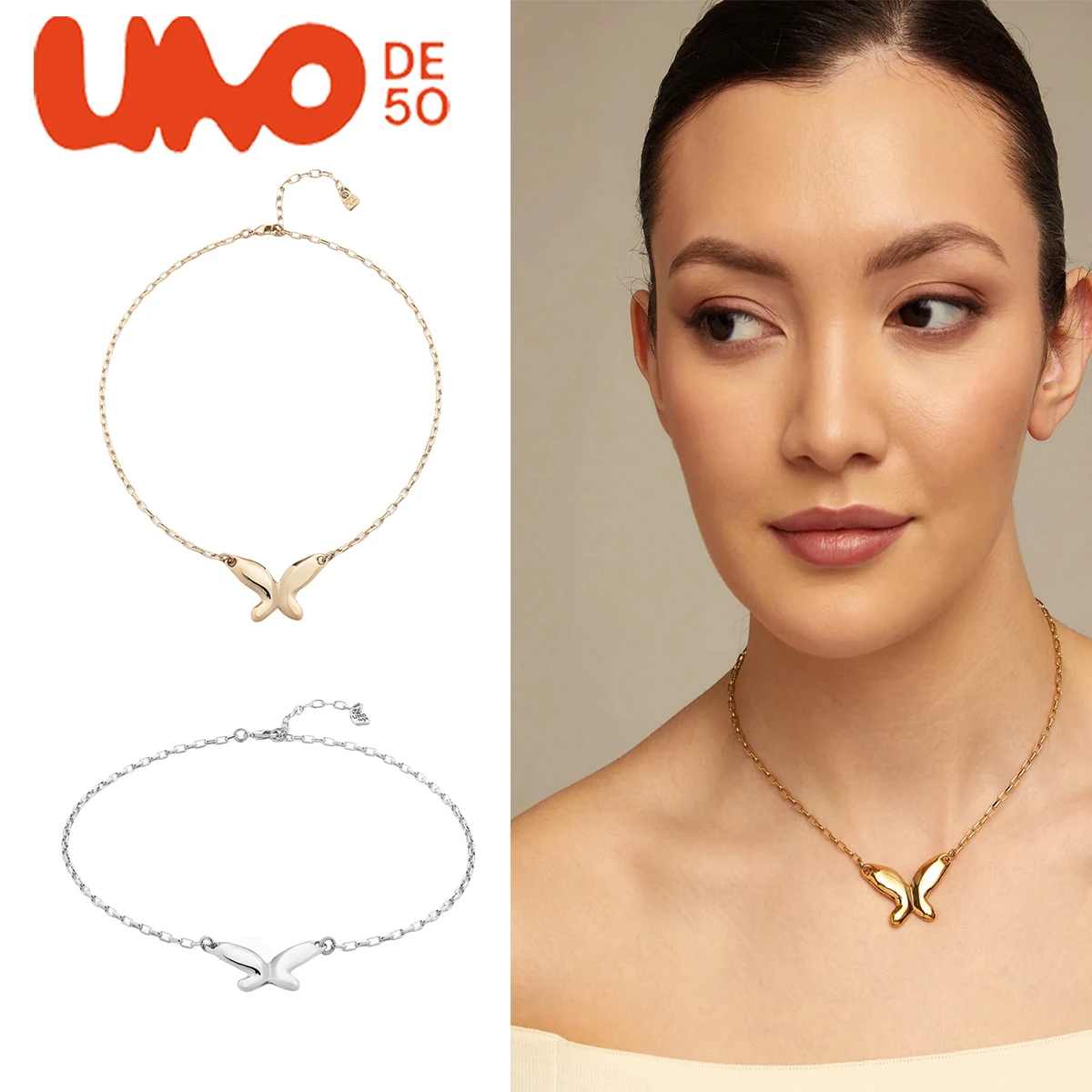 

UNODE50 necklace Exquisite, fashionable, high-end, daily commuting, personalized, trendy and versatile